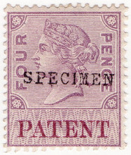 (33) 4d Lilac & Red (1884)