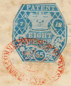 (08) 8d Blue (1863)