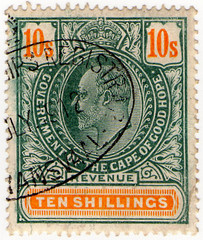 (154) 10/- Green & Orange (1903)