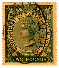 (107) £2 Green on Orange (1876)