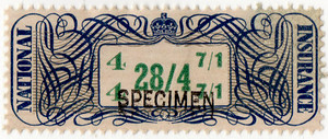 (12a) 28/4d Blue, Grey & Green (1948)