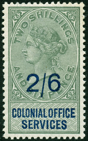 (04) 2/6d Green & Blue (1900)