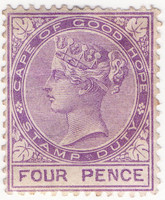 (50) 4d Lilac (1870)
