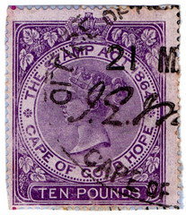 (75) £10 Dark Purple (1873)