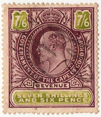 (153) 7/6d Lilac & Green (1903)
