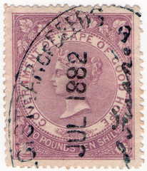 (39b) £2 10/- Lilac (1865)