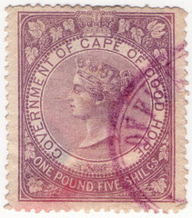 (35) £1 5/- Lilac (1865)