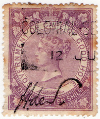 (36) £1 10/- Lilac (1865)