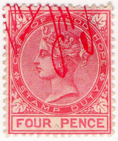 (81) 4d Red (1879)