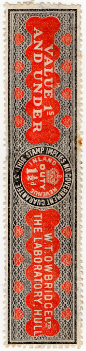 (111) 1½d Black & Red (1904)