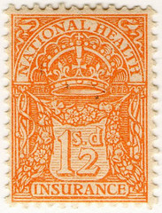 (16a) 1/2d Orange (1912)