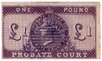 (13) £1 Lilac (1858)