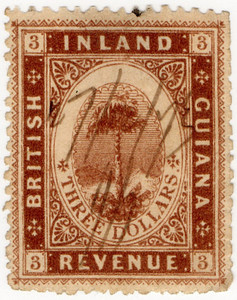 (03) $3 Brown (1869)