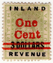 (39) 1c on $3 Green (1890)
