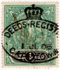 (141) £4 Green & Black (1898)
