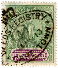 (138) 12/- Green & Mauve (1898)