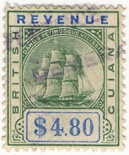 (34) $4.80 Green & Blue (1889)