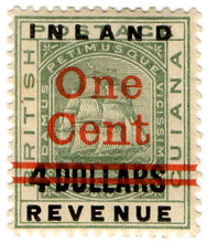 (40) 1c on $4 Green (1890)