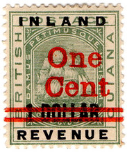 (37) 1c on $1 Green (1890)