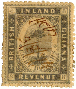 (08) $8 Lilac (1869)