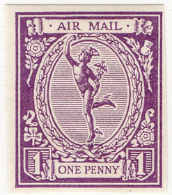 1d Purple - proof (1923)