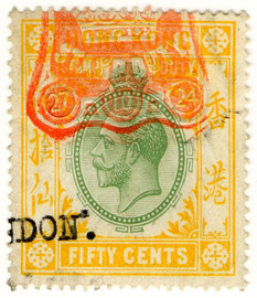 (137) 50c Green & Yellow (1921)