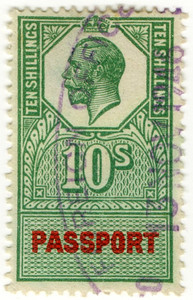 (16) 10/- Green & Red (1940)