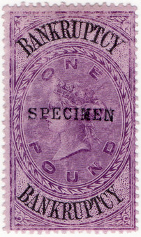 (63) £1 Violet & Black (1878)