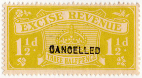 (04) 1½d Yellow (1916)