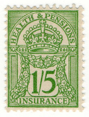 (70) 1/5d Green (1925)