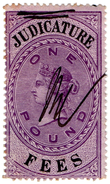 (11) £1 Violet & Black (1875)