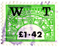 (105) £1.42 Green & Black (1977)