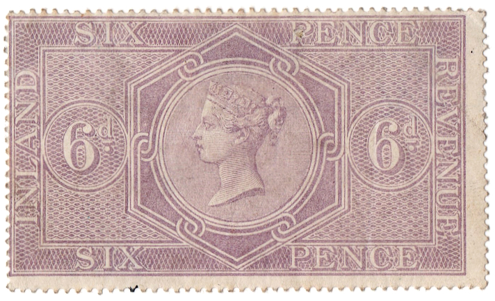 (04) 6d Lilac (1860)