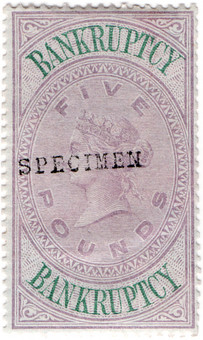 (99) £5 Lilac & Green (1889)