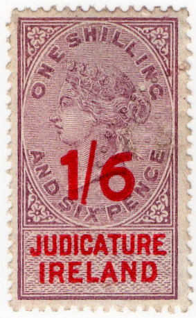(44) 1/6d Lilac & Red (1895)