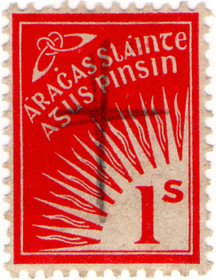 (23) 1/- Red (1935) Health & Pensions
