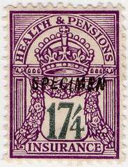 (117) 17/4d Purple &Grey (1929)
