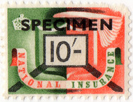 (77) 10/- Green & Orange (1951)