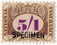 (18) 5/1d Brown & Purple (1948)