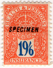(34) 19/6d Orange & Blue (1926)