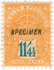 (27) 11/4½d Orange & Blue (1926)