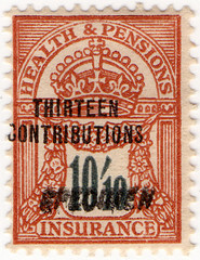 (160) 10/10d Brown & Green (1948)
