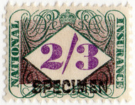 (06) 2/3d Green & Violet (1948)