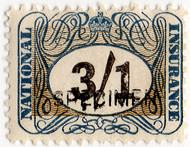 (09) 3/1d Blue & Brown (1948)