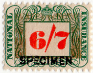 (21) 6/7d Green & Red (1948)