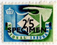(un) 2/5d Blue & Green (1951)