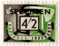 (un) 4/2d Black & Green (1951)