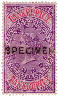(65) £20 Violet & Red (1878)