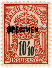 (106) 10/10d Brown & Green (1939)