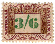 (10a) 3/6d Brown & Green (1948)